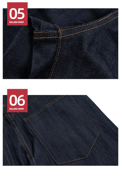Black Blue Mens Baggy Jeans Straight Solid Color Cleanfit Loose Casual Denim Trousers Unisex Cargo Pants ZJ090