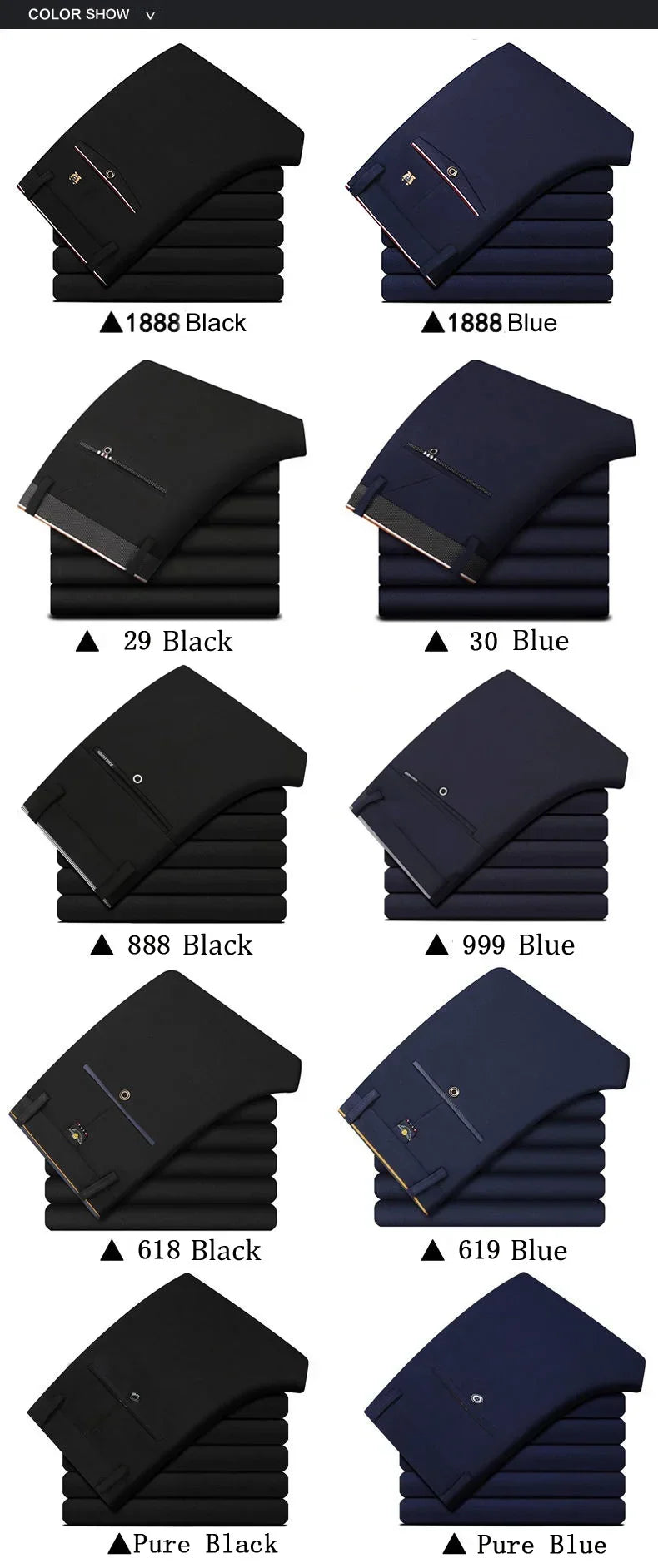 Black Suit Pants for Men Spring and Autumn Stretchy and Non-Ironing Office Trousers Slim Fit Formal Pants for Men Dress Pants