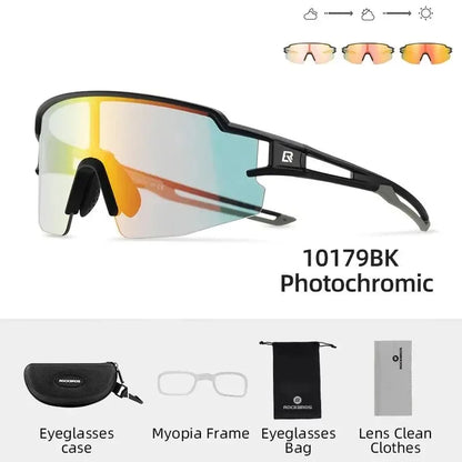 Cycling Glasses Polarized UV400 Protection Bicycle Sunglasses Men Women Photochromic MTB Road Bicycle Goggles Eyewear