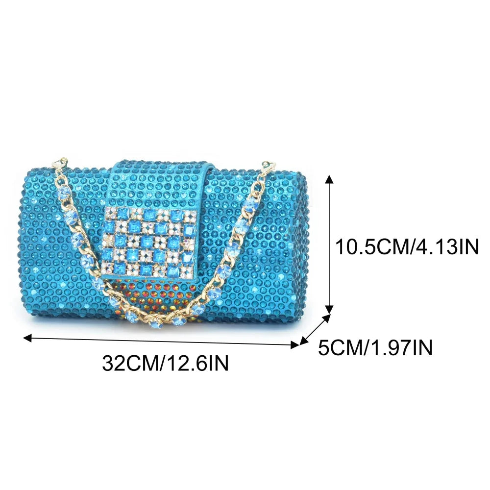 Italian Shoes and Bags Matching Set 2026 Rhinestone Bag and Shoe Set Nigeria Party Pumps Ladies Party Shoes with Matching Bag