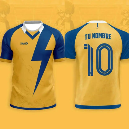 Japan Soccer Anime Men T shirt Jersey Inazuma Eleven Kaio Boys Girls Clothes Sports Casual Quick-Drying Oversized Daily Training