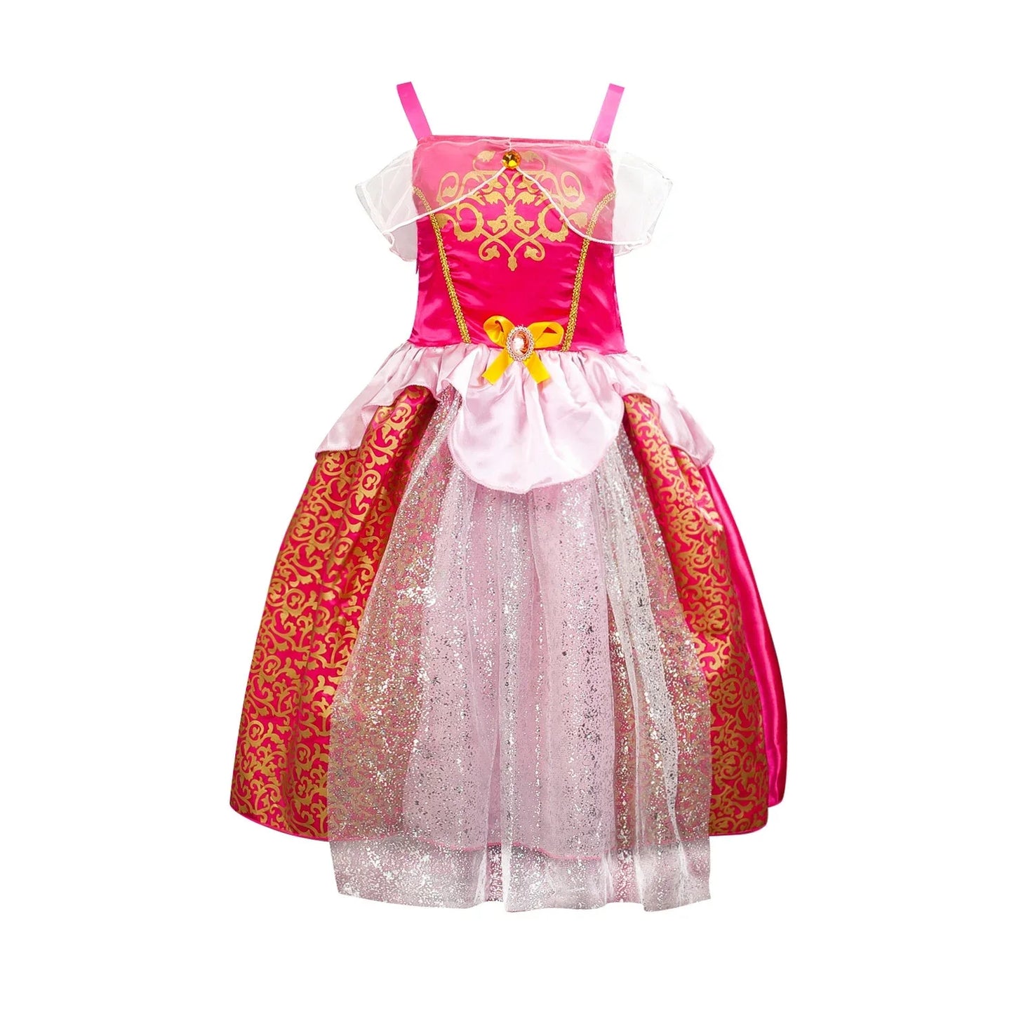 Girls Princess Dress Kids Cinderella Snow White Aurora Sofia Rapunzel Cinderella Halloween Costume Children Birthday Party Dress