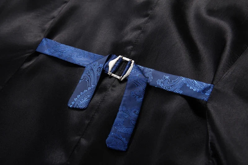 2025 New High-end Suit Collar Jacquard White Vest for Men, Black Sleeveless Waistcoat,navy Blue Billiards Uniform,magician Vests