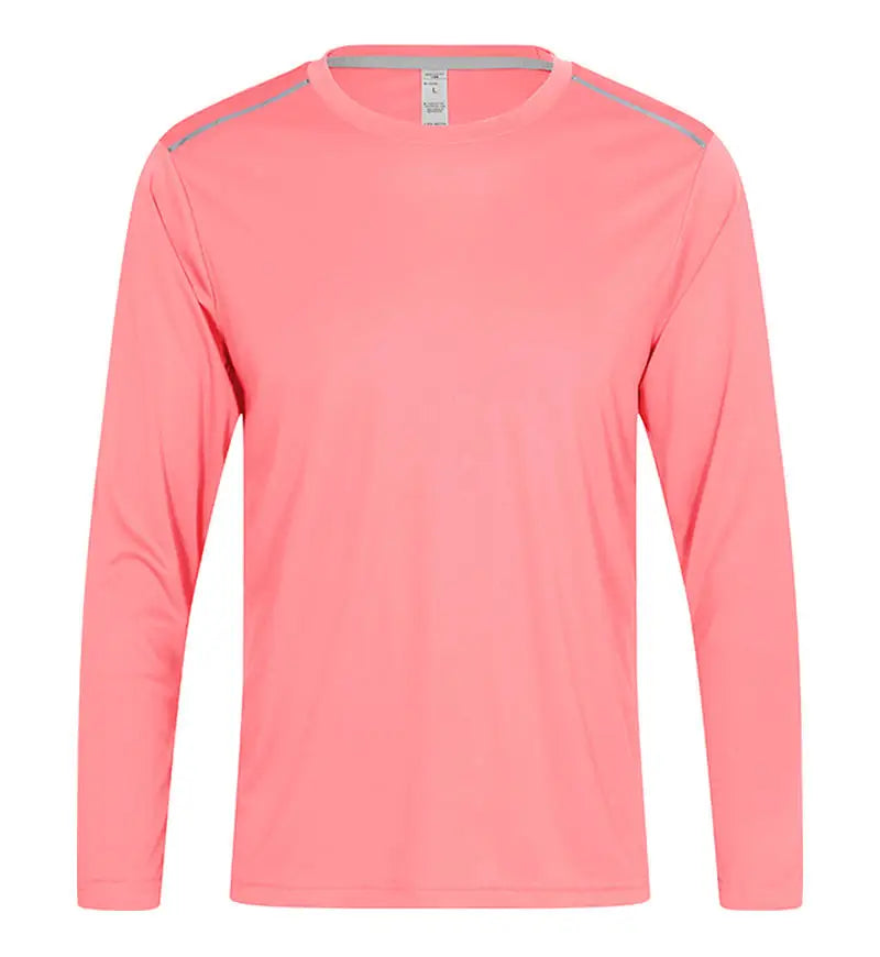 High Quality Spandex Men Women Kids Running Long Sleeve T-Shirt Quick Dry Gym Fitness Shirt Training Exercise Clothes Sports Top