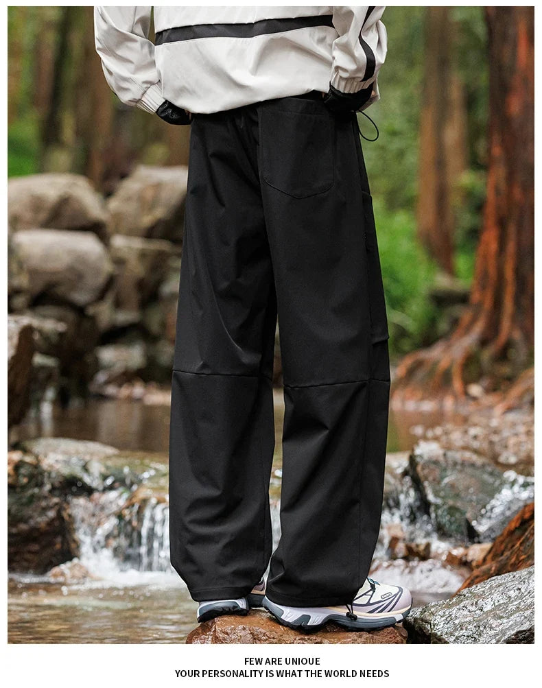 Male Hiking Pants Outdoor Waterproof Windproof Mountaineering Sports Pant Spring Autumn Zippered Pocket Fishing Camping Trousers
