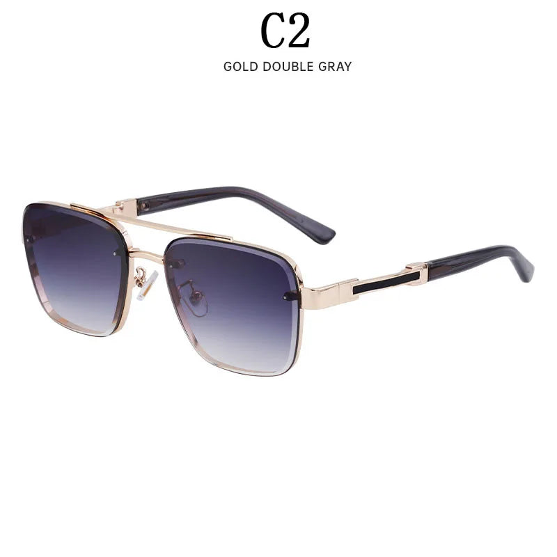 Retro Square Sunglasses For Men Sunscreen Vintage Sunglasses Women Trendy And Fashionable Fashion Glasses Gafas De Sol Hombre