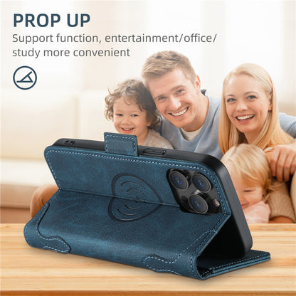 Magsafe Business Leather Wallet Phone Case For iPhone 12 13 14 15 Pro Max Plus 16 17 Pro Max With Flip Card Holder Cover