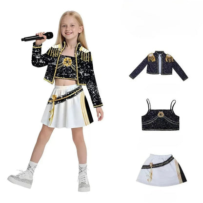 Mira Cosplay Costume kpop Women Girls Halloween Carnival Audlt Kids Child Party Role Playing Outfits