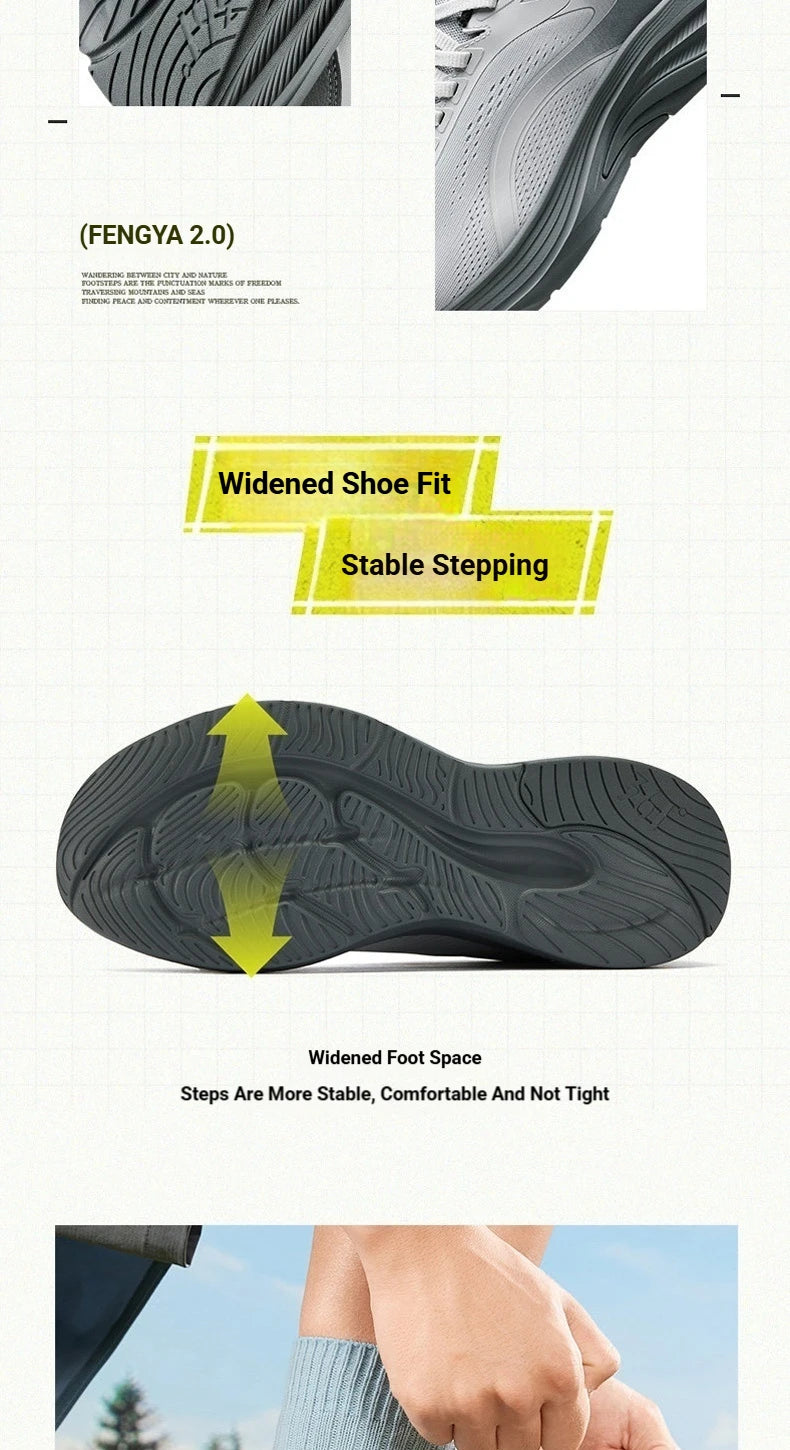 2.0 Men Running Shoes Soft And Elastic Fit Breathable Cushioning Lightweght Cushioning Male Sneaker 672612216
