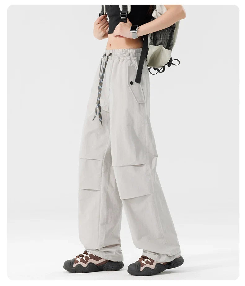 Summer Women Pant Outdoor Waterproof Hiking Pant Men Windproof Pant Adjustable Cuffs Cargo Trousers Lightweight Fishing Trousers