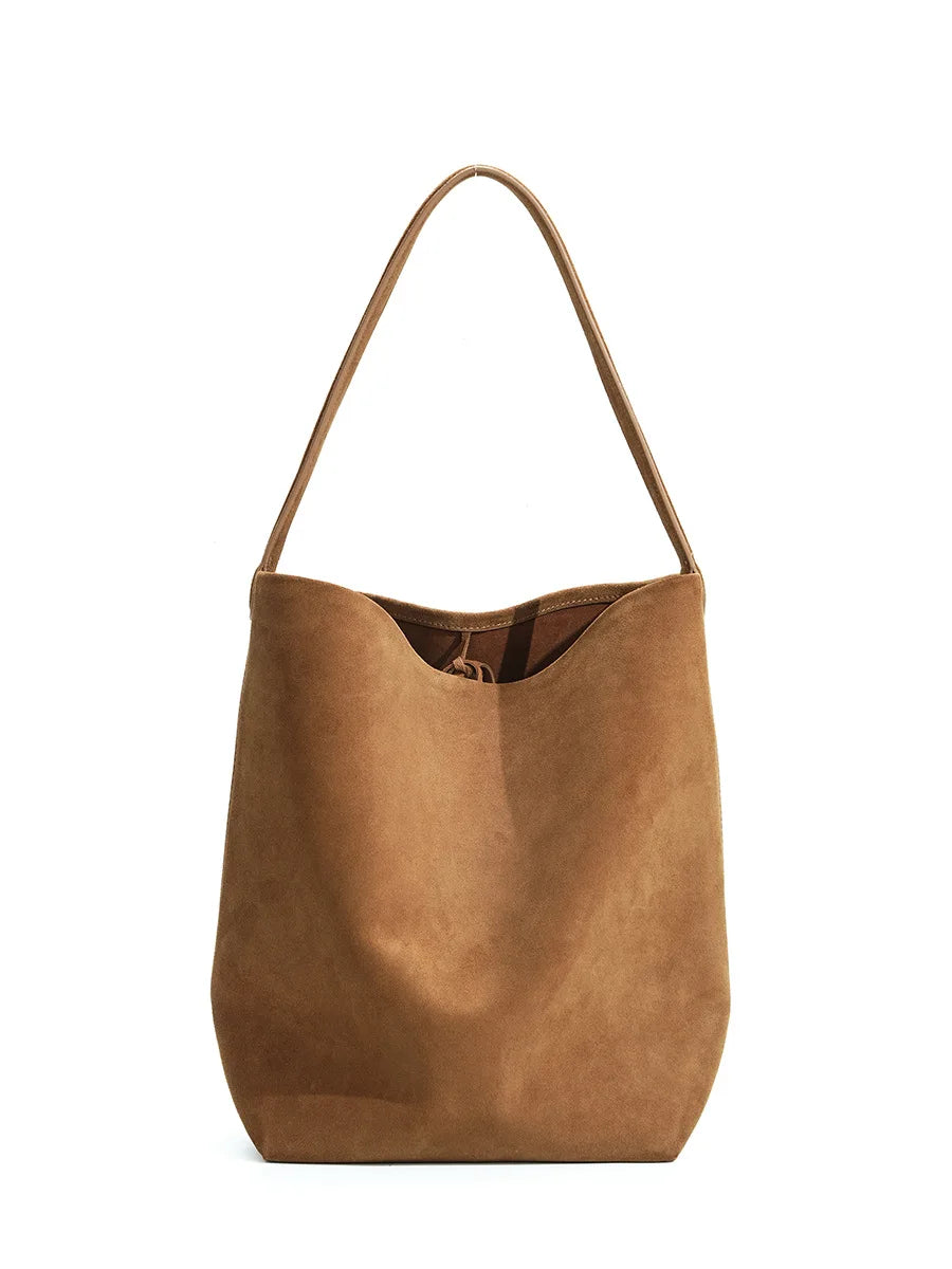Various Genuine Leather Luxury Bag Fashion Women's Handbag Vegetable Basket Style Portable Women Bucket Bag with Lock
