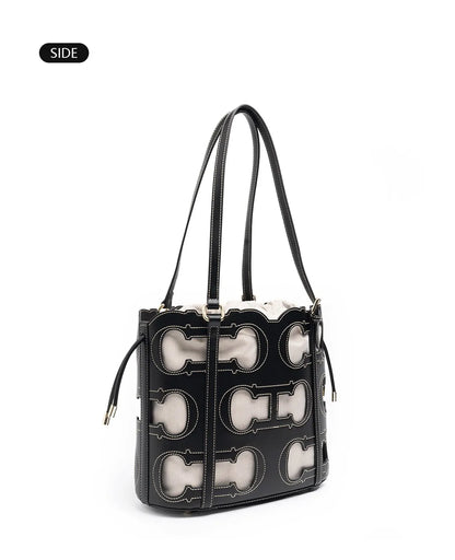 High-end Brand Women's Handbag Fashion Hollow 2026 New Large Capacity Simple Shoulder Bag