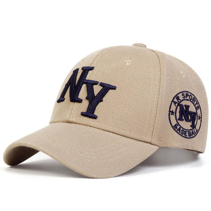 Fashion Letter Embroidery Hip Hop Hats Outdoor Adjustable Casual Baseball Caps Sunscreen Hat