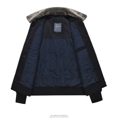 men's autumn winter thickened baseball uniform trendy coat Men's military fan jacket men MA-1 american overalls pilot jacket
