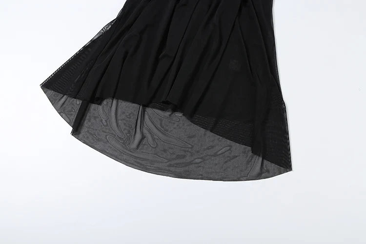 Prom Party Gown Dress Woman Sexy See Through Luxury Chain Halter Low-Neck Backless Sleeveless Midnight Elegant Vestidos