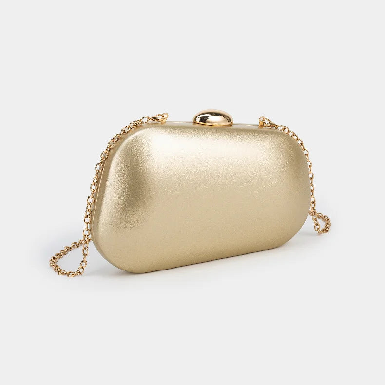 Handbag New Fashion Crossbody Shoulder Evening Pu Leather Clutch Parties Square Bag Original Luxury Brands Bags Golden Pouch Sea