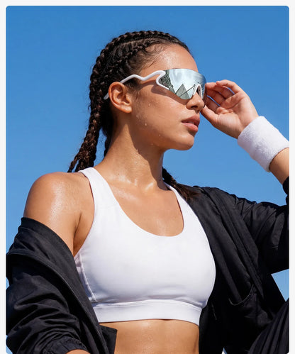 Photochromic Cycling Glasses Windproof Dustproof UV400 Protection Glasses Cycling Outdoor Sports Sunglasses Unisex