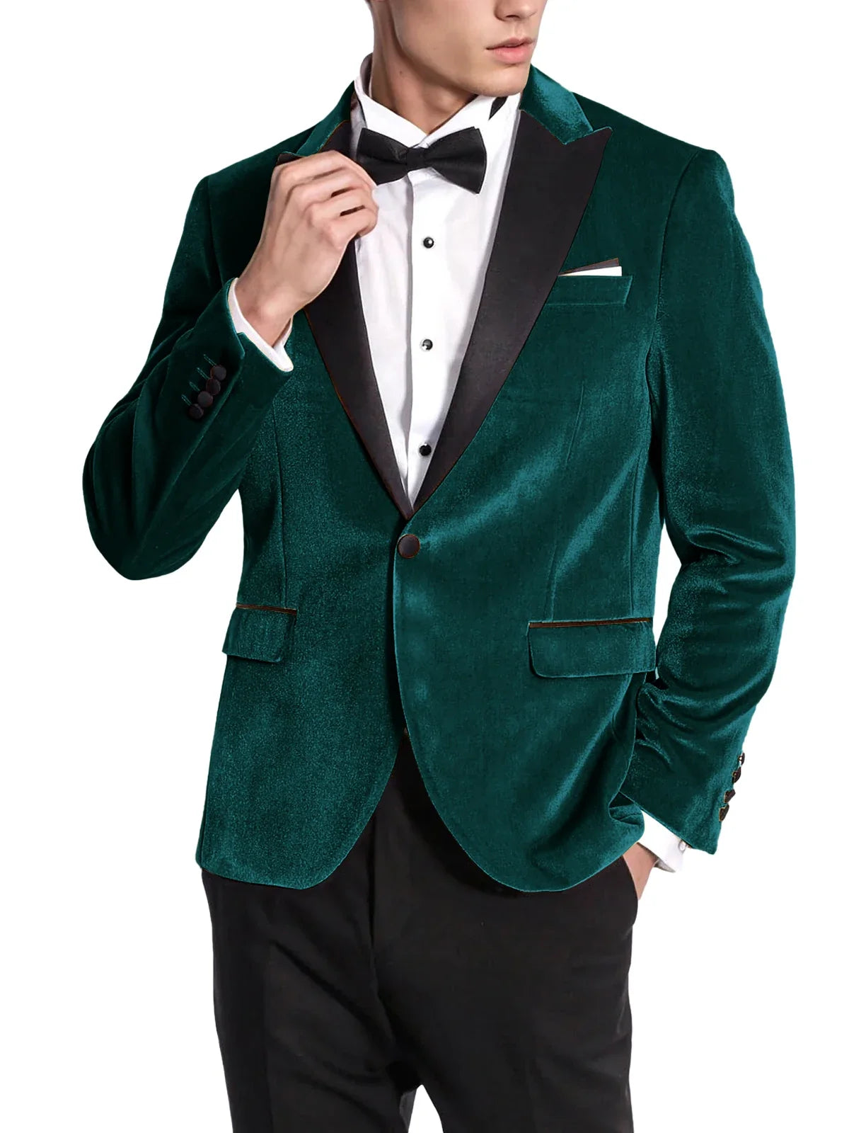 High Quality Classic Men's Suits 1Piece Velvet Custom Suit Timeless Style Every Occasion Wedding Dating Prom Annual Dinner Party