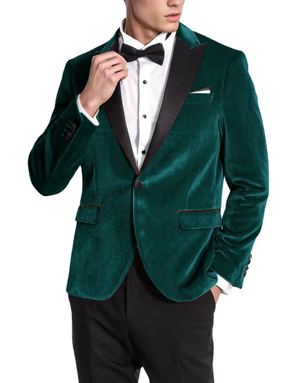 High Quality Classic Men's Suits 1Piece Velvet Custom Suit Timeless Style Every Occasion Wedding Dating Prom Annual Dinner Party