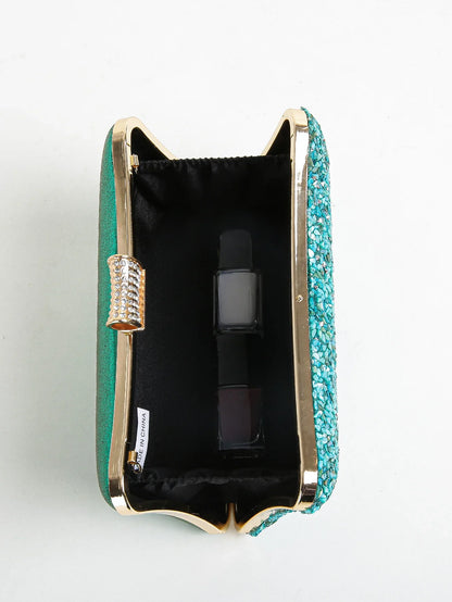 Mini Irregular Jewel Handheld Dinner Bag