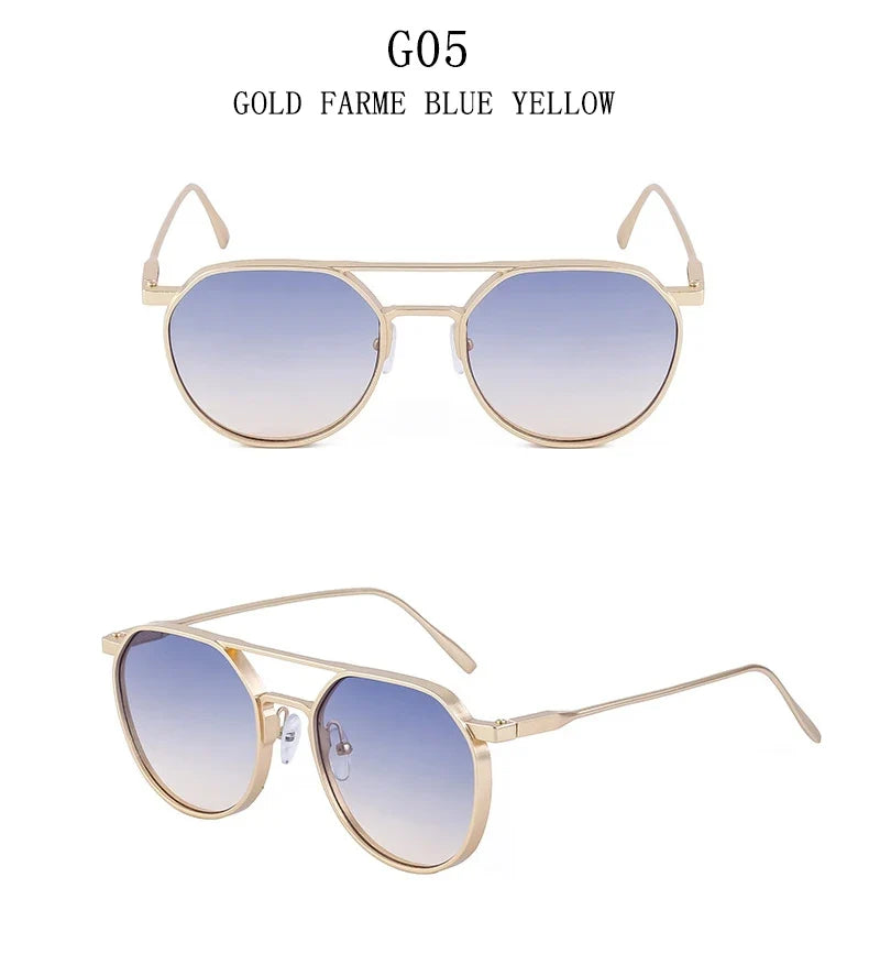New In Oval Sunglasses For Men Steampunk Sunglasses Women Trendy Vintage Round Fashion Glasses Gafas De Sol Hombre Zonnebril