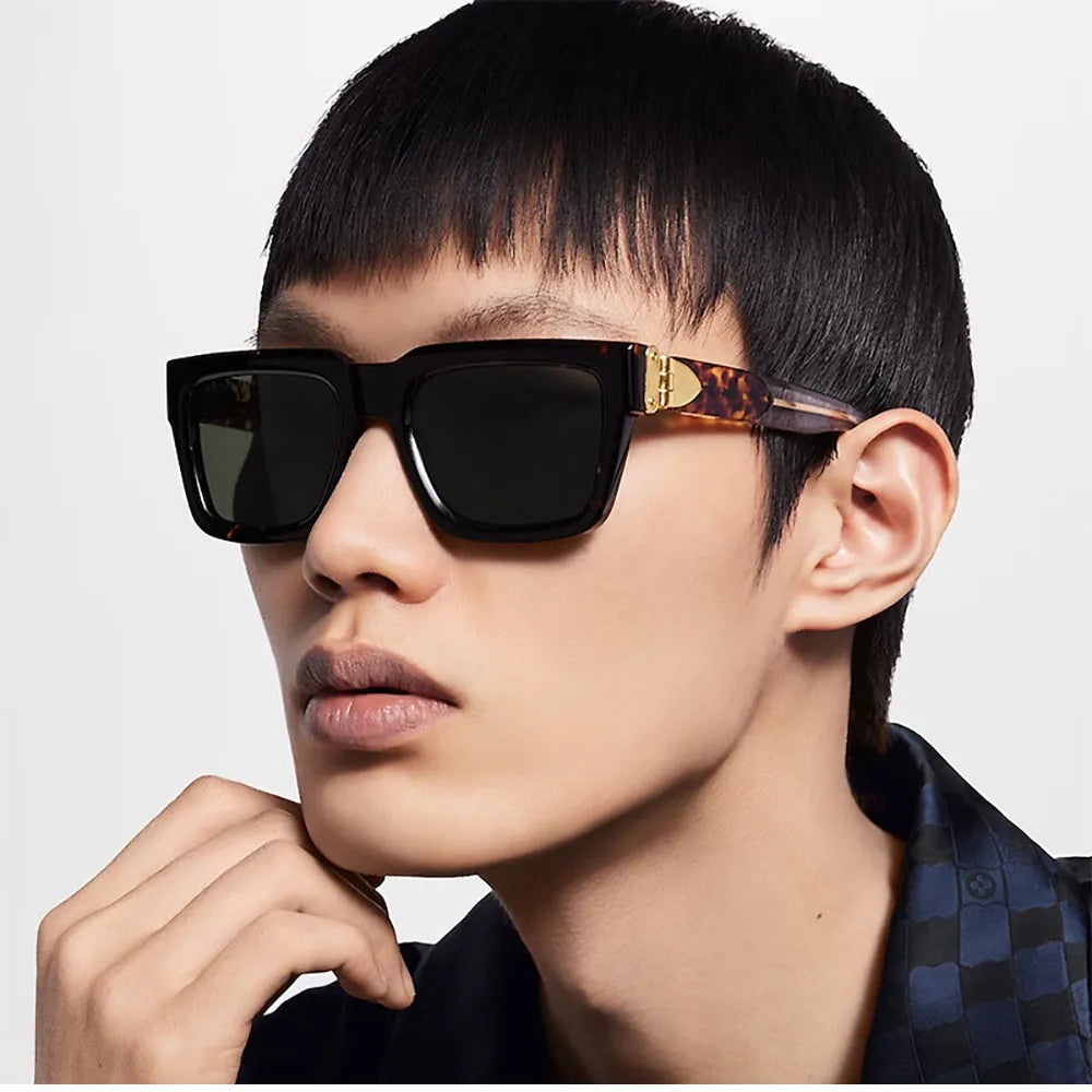 Blue Square Sunglass Men Luxury 2026 Sunglasses Women Trendy Woman Vintage Designer Fashion Glasses Gafas De Sol Hombre Lunette
