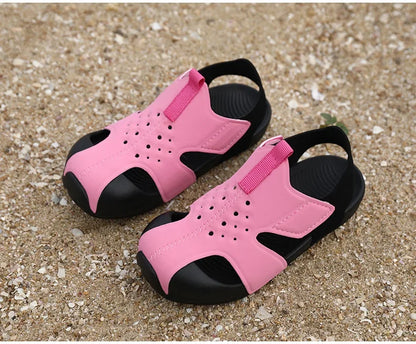 Children Functional Sandals Kids Fashion Airplane Shoes Summer New Baby Beach Shoes  Boys and Girls Cool Barefoot Sandals
