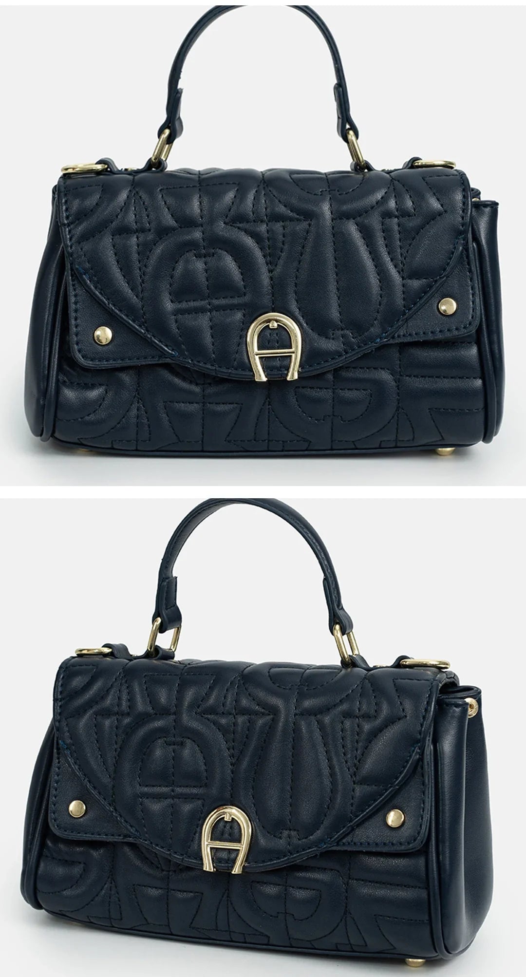 New Retro Women's Bag with Solid Color Letter Printing Exquisite Handbag, High-quality Multifunctional Niche Aesthetic Bag
