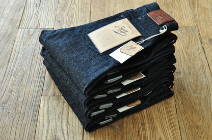 Men Jeans Sanforized Selvedge Raw Denim Denim Jeans for Men Linum Silver Button Cotton Wide Leg Loos Fit