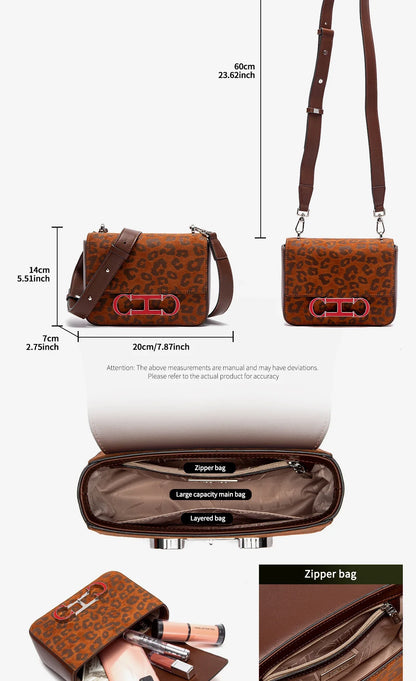 Magnetic Flip Cover 2025 New Synthetic Leather Red Business Women's Bag Women's Crossbody Bag