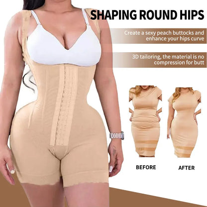 Women Tummy Control Body Sculpting Faja Girdles Post Lipo Surgical Reducing Shapers Postpartum Stage 2 BBL Shapewear