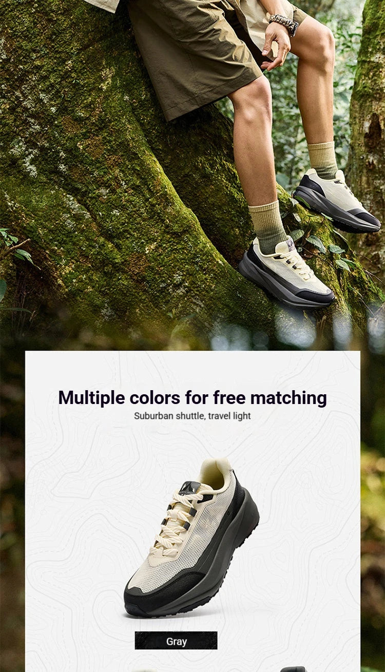 Men Caravan shoes Summer Air Mesh Breathable Anti-slip Wear-resistant Male Outdoor Hiking Sneakers 672626767