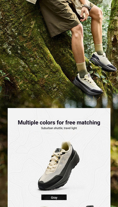 Men Caravan shoes Summer Air Mesh Breathable Anti-slip Wear-resistant Male Outdoor Hiking Sneakers 672626767