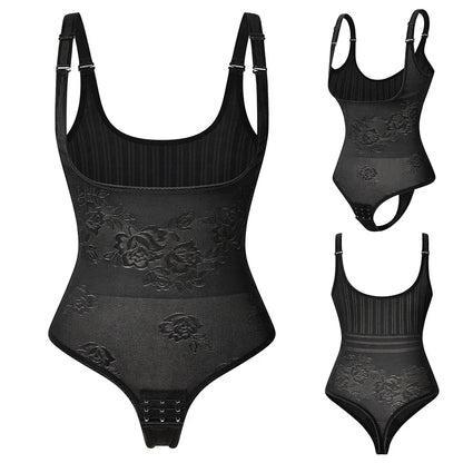 Women Shapewear Bodysuit New Tummy Control Shapewear Waist Trainer Thong Body Shaper Colombian Fajas Slimming Underwear