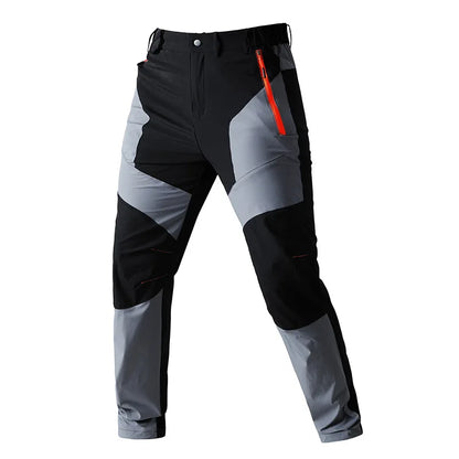 New Summer Men Thin Multi Pocket Work Pants Outdoor Casual Sports Breathable Cargo Pants Straight Leg Loose Tooling Trousers 4XL