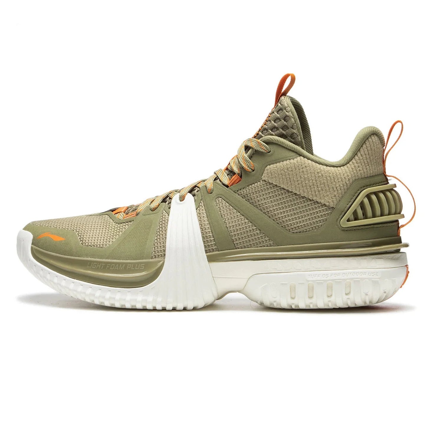 Men's BAD5 STORM 2024 WNTR Outdoor Basketball Shoes LIGHT FOAM PLUS Cushion TUFF OS Wearable LiNing Sneakers ABFU051