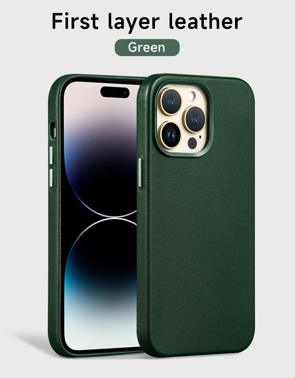Official Magnetic Leather Case for Apple iPhone 17 Pro Max 16 13 12 14 15 Plus Original MacSafe for MagSafe Cover Accessories