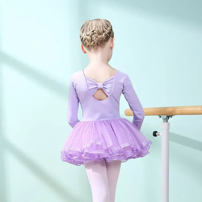 Children's Dance Costume Girl Dress Tutu Outfit Vestido Girls Clothes Ballet Leotard Robe Fille Summer Ballet Skirt Baby Dresses