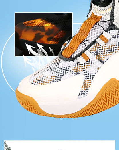 New high-quality breathable and fashionable casual basketball shoes for children and boys