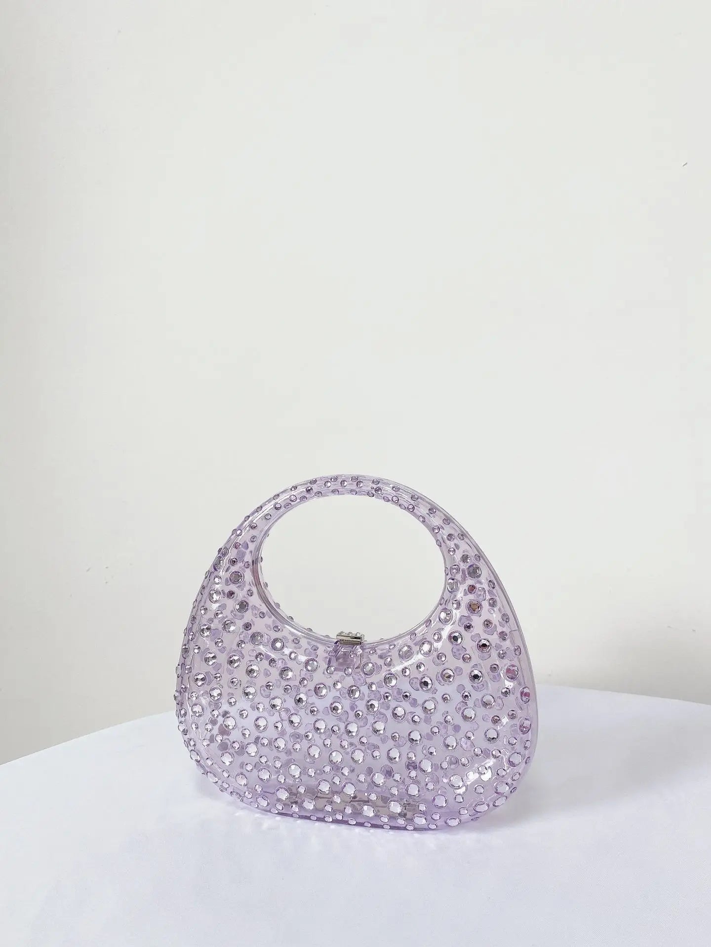 Fashion Women Diamond Handbags and Purses Transparent Acrylic Luxury Party Prom Evening Bag Casual Bling Bling Clear Clutch