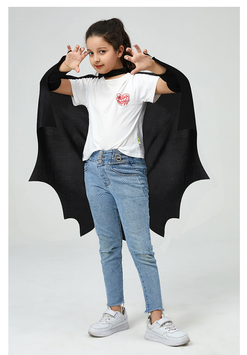 1set/lot cosplay bat costumes girl boy halloween party costumes