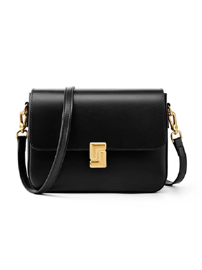 100% Genuine Leather Women Crossbody Bag Fashion Small Square Bag High Quality Cowhide Women's Commuter Shoulder Bag