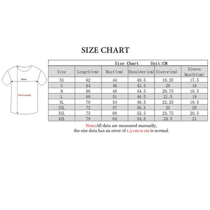Anime Jujutsu-Kaisen Mahoraga T-shirt Man Woman Harajuku Short Sleeve O-neck Casual Shirt