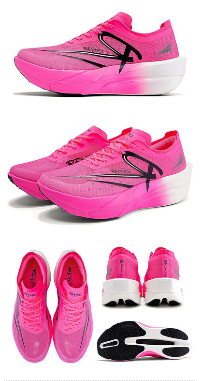 Men‘s Professional Full Carbon Plate Marathon Running Shoes Light Cushioning PB Mid Long Training Sneakers Women 25126