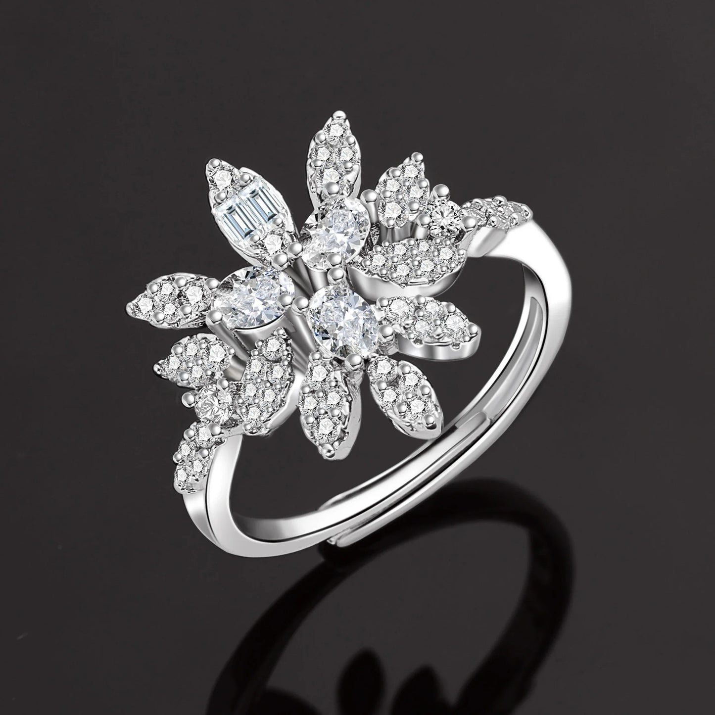2024 Hot Sale 4 Pieces Super Luxury Cubic Zirconia Bridal Jewelry Set Nigeria Dubai Jewelry Set Bridal Accessories