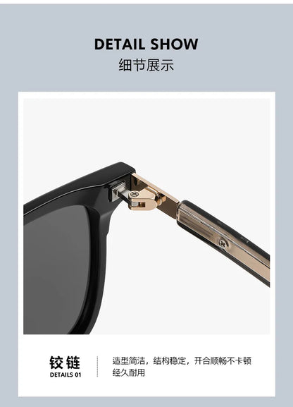 Square Retro Polarised Sunglasses Men Women Designer Brand Travel UV400 High Quatity Outdoor Sun Glasses Eyeglasses