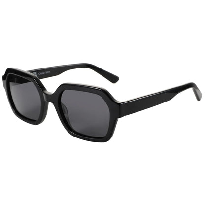 Retro Polarized Hexagon Sunglasses for Women Classic Vintage Square Sun Glasses Acetate Shades UV400 Protection