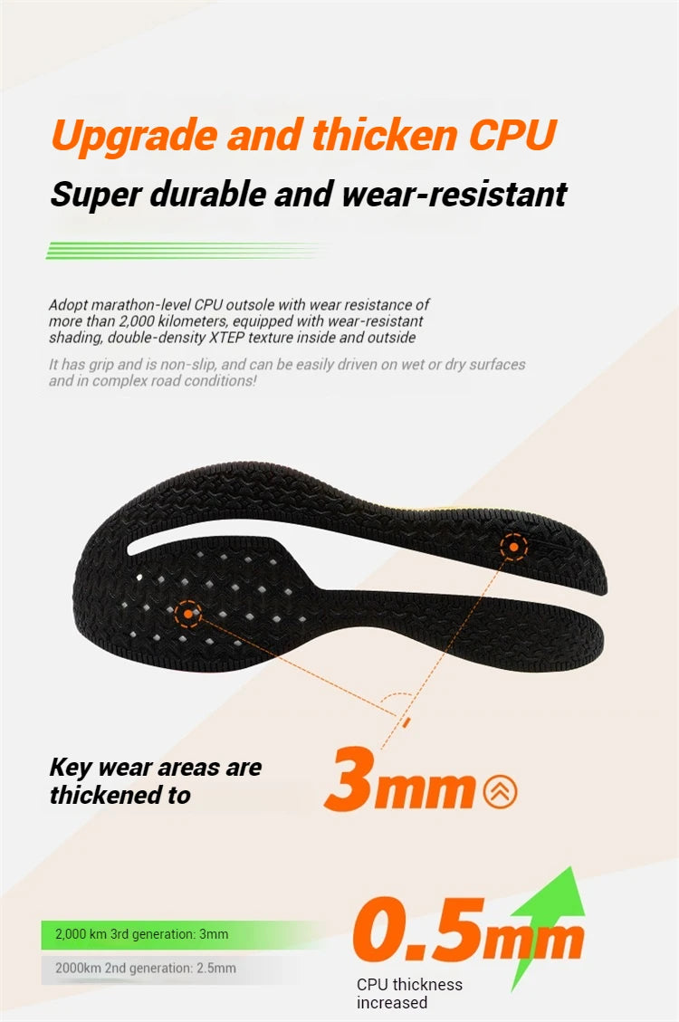 2000km 3.0 Running Shoes For Women 2025 Spring Sneakers Cushioning Training Jogging Wear-Resistant Lightweight 875118110034
