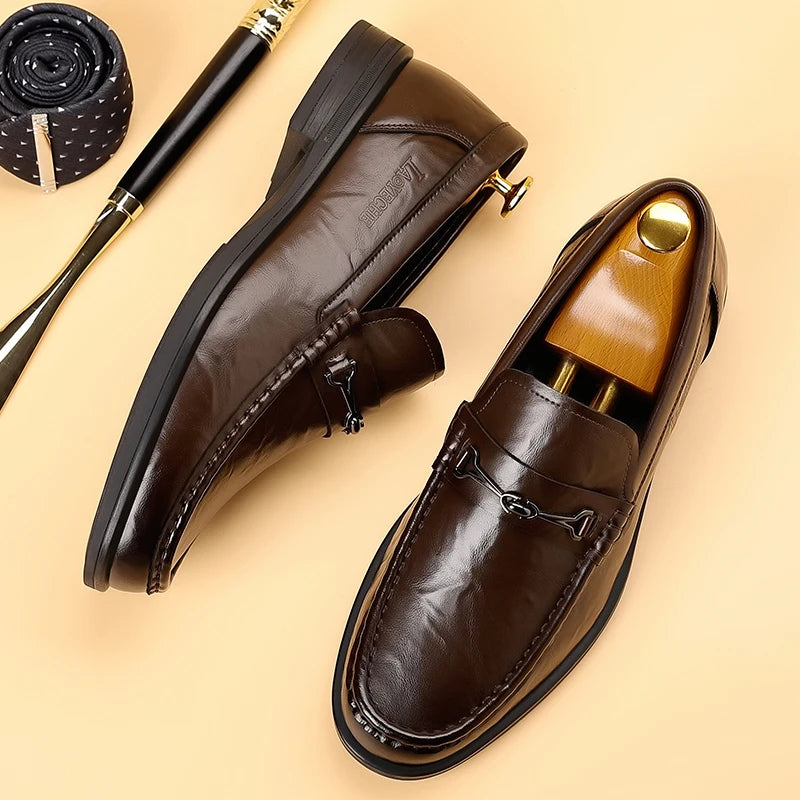 Fashion Style Man Casual Shoes Comfortable Luxury Loafers Leisure Walk Men Slip on Flats All-match Male Business Shoes Moccasins