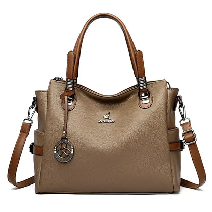 Real Women Soft Leather Shoulder Bags Luxury Women's Bag High Quality Ladies Handbag Fashion Female Messenger Bag Large Tote Sac